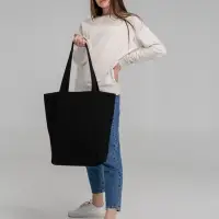 Сумка для покупок на молнии Shopaholic Zip, черная