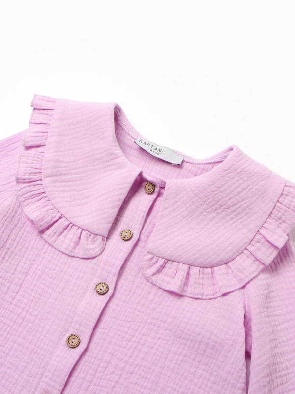 Рубашка детская KAFTAN, р. 30 (98-104), лиловый