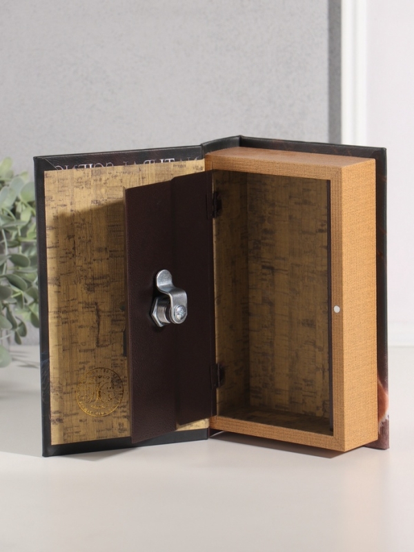 Сейф-книга дерево кожзам "Птицы. Орёл" 21х13х5 см