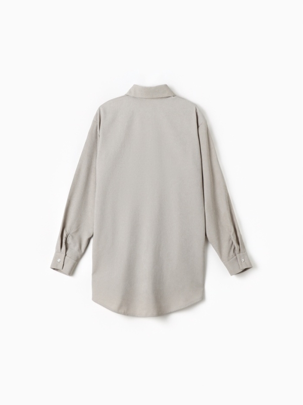 Рубашка женская (1), MINAKU, цвет серо-бежевый, р-р 40 Рубашка женская (1), MINAKU, цвет серо-бежевый, р-р 40