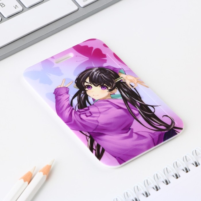 Чехол для бейджа &laquo;Аниме&raquo;, 6,9 х 11 см