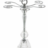 Подставка для бокалов, со стеклом, на 6 бокалов