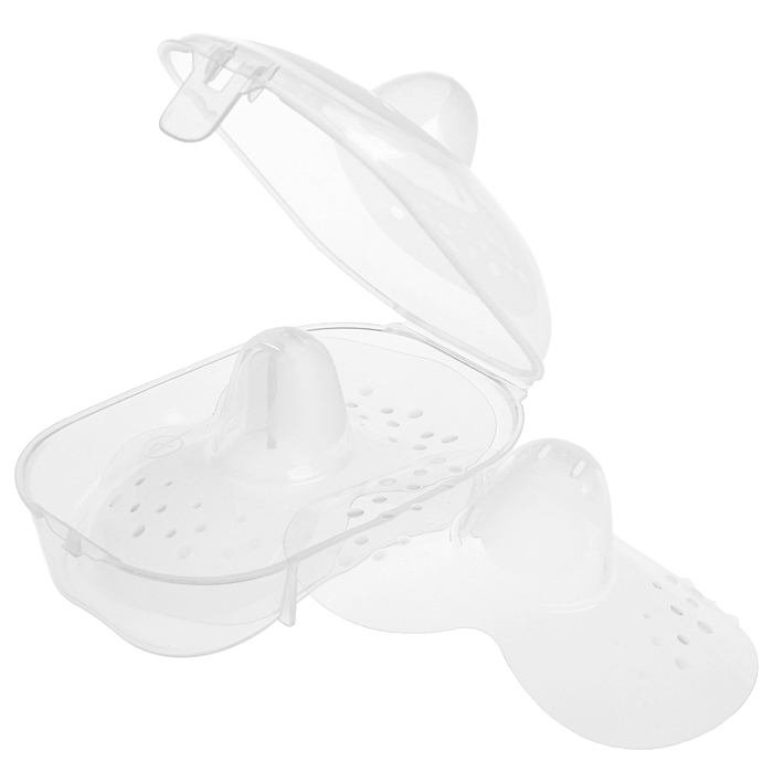 Накладки на грудь для кормления малышей силиконовые многоразовые, набор 2 шт, размер L Накладки на грудь для кормления малышей силиконовые многоразовые, набор 2 шт, размер L