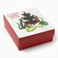 Подарочный набор термос и носки 3 пары KAFTAN "С новым годом детка", р.36-39 Подарочный набор термос и носки 3 пары KAFTAN "С новым годом детка", р.36-39