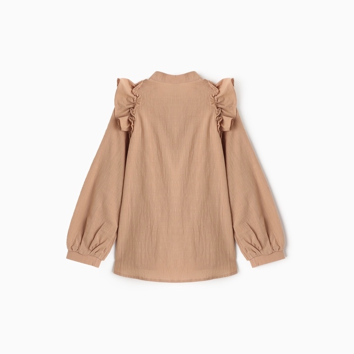 Блузка для девочки MINAKU, цвет бежевый, рост 152 см
