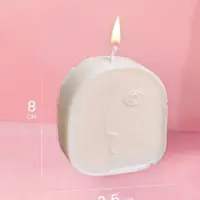 Свеча "Пикассо" 7х2,5х8 см, соевый воск,, микс