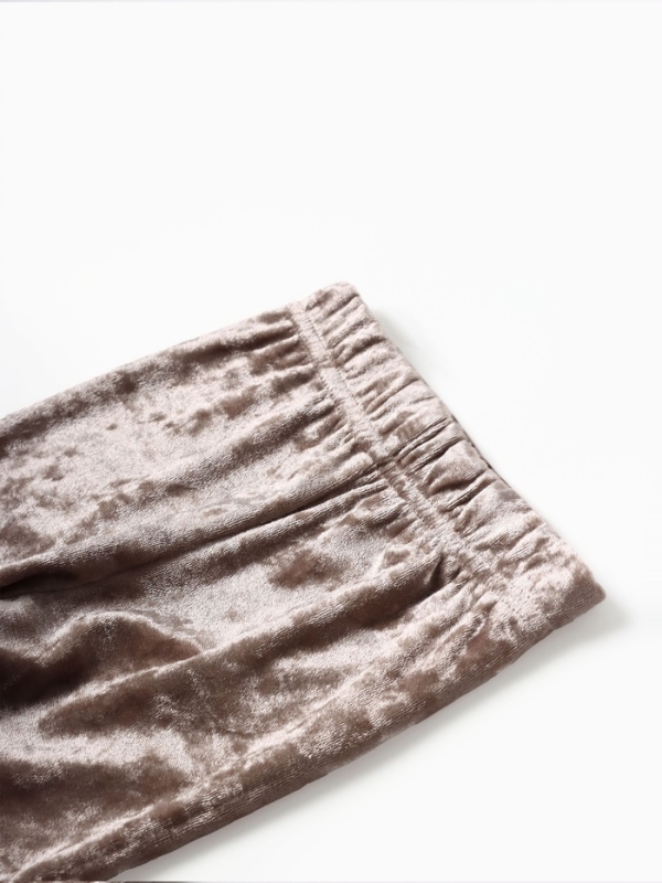 Костюм (шорты и футболка) Крошка Я "Бархат", р. 92-98 см, бежевый