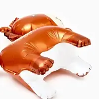 Воздушный шар фольгированный 3D 25" "Лошадка" цвет коричневый, под воздух