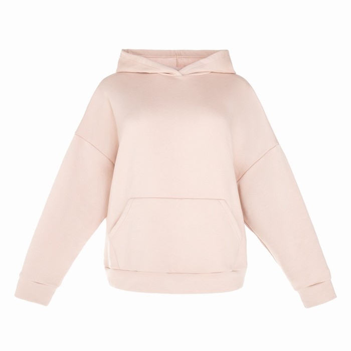 Худи женское MINAKU: Casual Collection цвет бежевый размер 50-52 Худи женское MINAKU: Casual Collection цвет бежевый размер 50-52