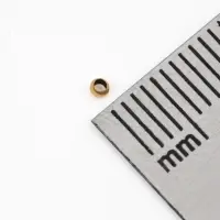 Кримп - зажимная бусина, набор 400 шт. 1.5 мм, цвет золото-серебро