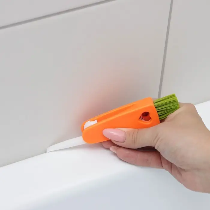 Щётка универсальная, 3 щётки в одном корпусе, 12 см, МИКС