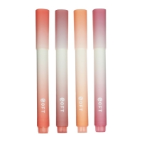 Набор маркеров-текстовыделителей 4 штуки, 4 цвета, оранжево-розовый градиент Набор маркеров-текстовыделителей 4 штуки, 4 цвета, оранжево-розовый градиент