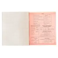 Тетрадь предметная 48 листов в клетку Calligrata &laquo;3D. Алгебра&raquo;, серые листы