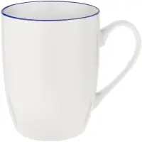 Кружка Simmy, белая с синим