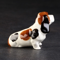 Статуэтка фарфоровая «Бассет-хаунт», 7 см, авторская роспись Статуэтка фарфоровая «Бассет-хаунт», 7 см, авторская роспись