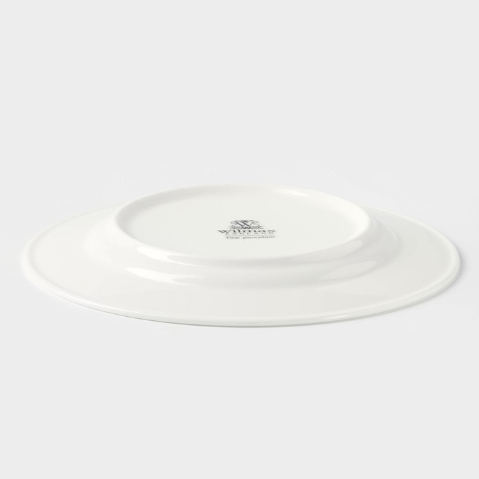 Тарелка фарфоровая пирожковая Wilmax Stella Pro, d=15 см, цвет белый