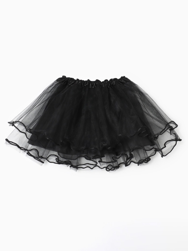 Юбка сетка детская KAFTAN, черный, размер 28