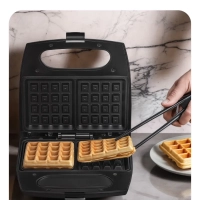 Вафельница электрическая для бельгийских вафель КТ-4683