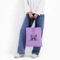 Шопер детский для девочки &laquo;Девочка&raquo;, 35 х 0,5 х 40 см, вышивка, розовый