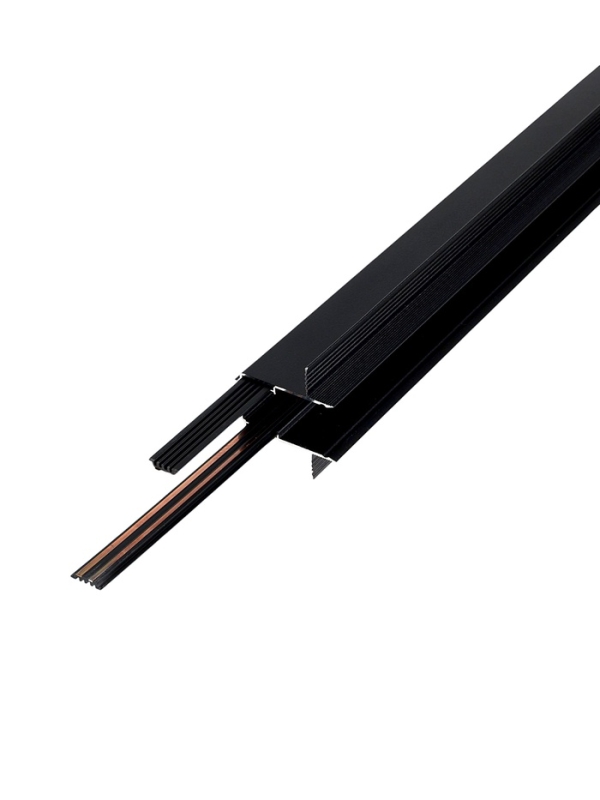 Шинопровод трековый магнитный &laquo;Broad&raquo;, однофазный, скрытый монтаж, 2 м, чёрный