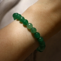 Браслет шар №8 гранёный &laquo;Нефрит&raquo;, 5см