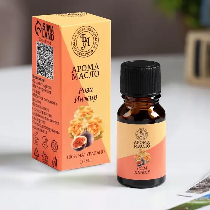 Эфирное масло &laquo;Роза и инжир&raquo;, 10 мл, &laquo;Богатство Аромата&raquo;