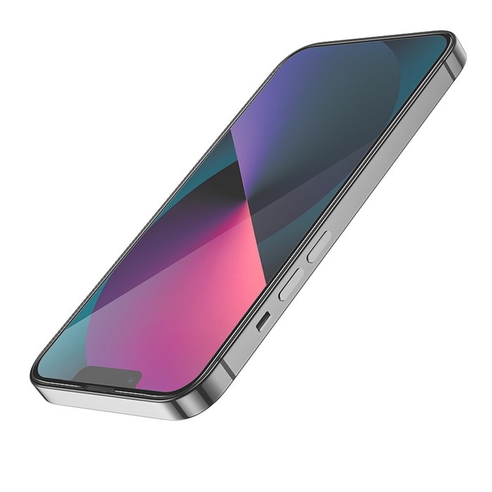 Защитное стекло Hoco G1, для iPhone 13 mini, ПЭТ слой, анти отпечатки, черная рамка Защитное стекло Hoco G1, для iPhone 13 mini, ПЭТ слой, анти отпечатки, черная рамка
