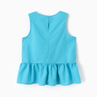 Блузка для девочки, MINAKU, голубая, рост 116 см