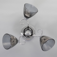 Люстра "Дождь" 3х40Вт Е27 хром 48х48х24см