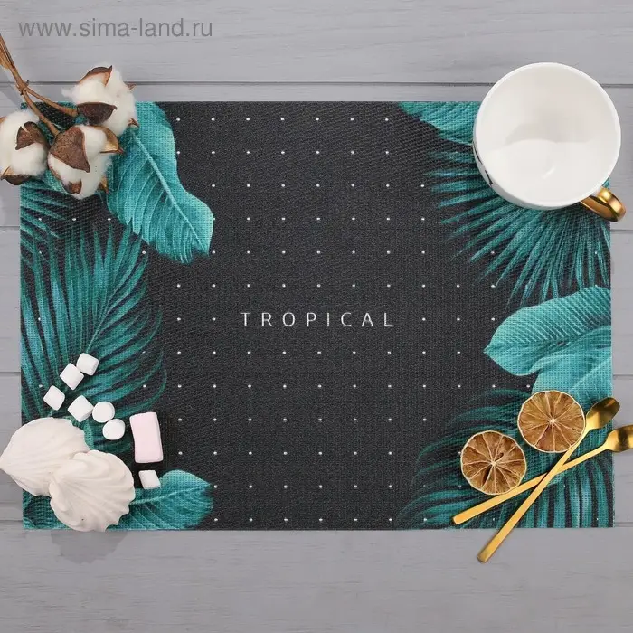 Салфетка на стол "Tropical", ПВХ, 40х29 см