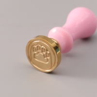 Сургучный набор "Лапка котика" печать, ручка, сургуч 12,5х10х3,6 см