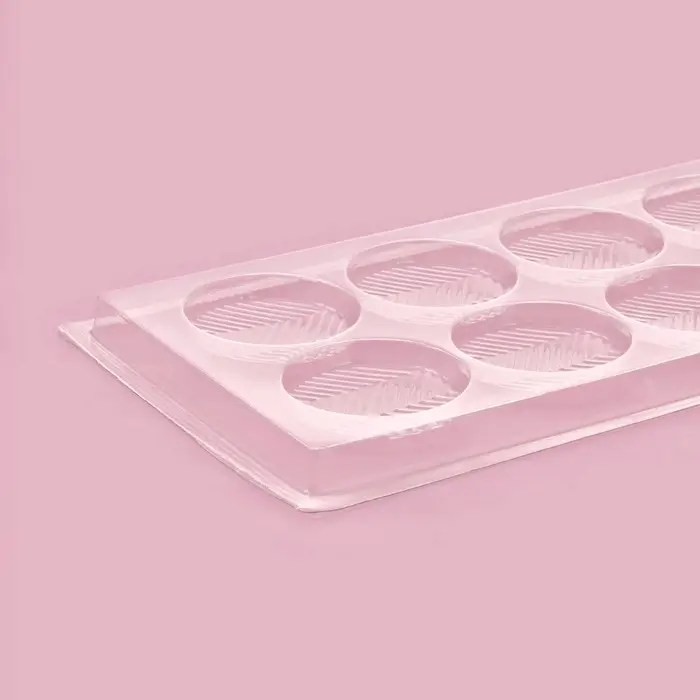 Форма для шоколада и конфет &laquo;Зигзаг&raquo;, 8 ячеек, 22&times;11 см, прозрачная