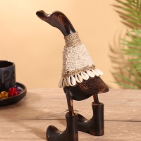 Сувенир "Утка" с декором, 25 см