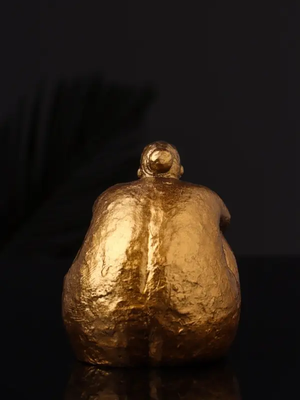 Фигура "Дама" 9х8х8 см, бронза