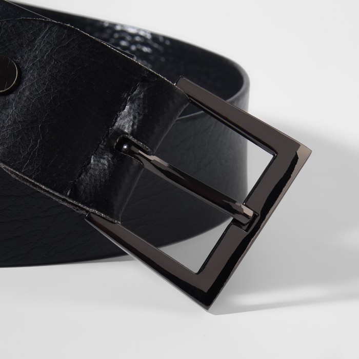 Пряжка для ремня, 4,2 &times; 3,4 см, 31 мм, цвет чёрный никель