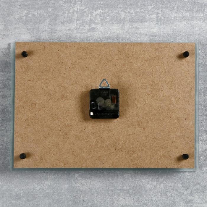 Часы-картина настенные, серия: Цветы, "Цветы", 25х35 см