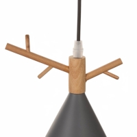 Светильник BayerLux 34857/1 E27 40Вт серый 18х18х26-126 см Светильник BayerLux 34857/1 E27 40Вт серый 18х18х26-126 см