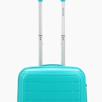 Чемодан 20", PP, 38*22*56, отд на молнии, код замок, 4 колеса, зеленый