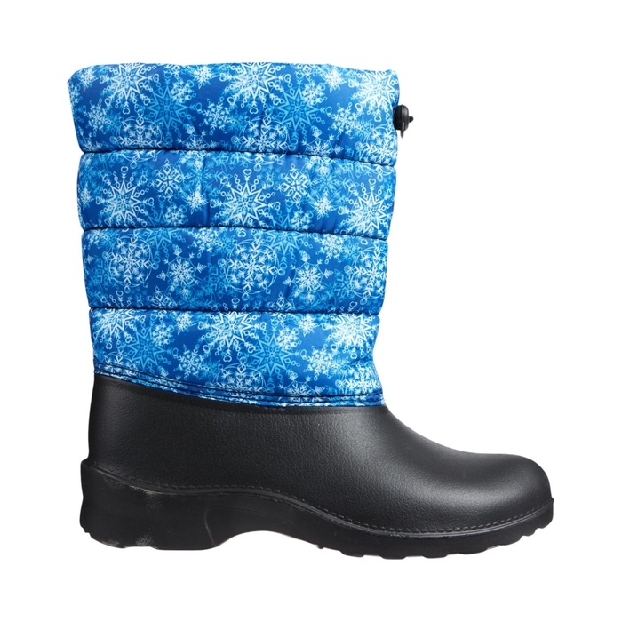 Сапоги женские комбинированные с фиксатором., демисезон, с цветным рисунком, до -15&deg;,С-35.350, размер 39