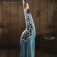 Сувенир дерево "Жираф голубой костюмчик" 12х20х80 см