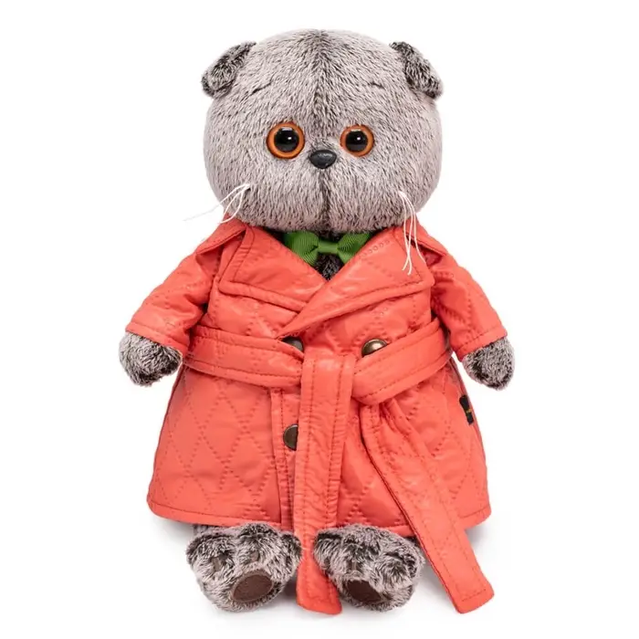 Мягкая игрушка "Басик в стеганом пальто", 19 см Ks19-243