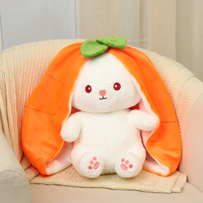 Мягкая игрушка «Зайка-морковка», 60 см Мягкая игрушка «Зайка-морковка», 60 см