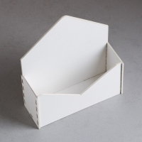 Кашпо деревянное 18×6×20 см Конверт Радель "Полнота", белый Дарим Красиво Кашпо деревянное 18×6×20 см Конверт Радель "Полнота", белый Дарим Красиво