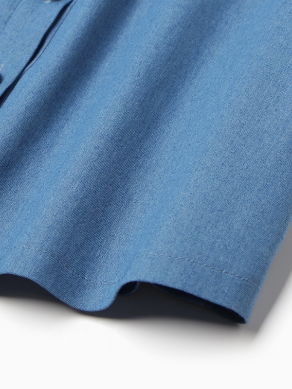 Платье для девочки MINAKU: Jeans collection, цвет голубой, рост 152 см