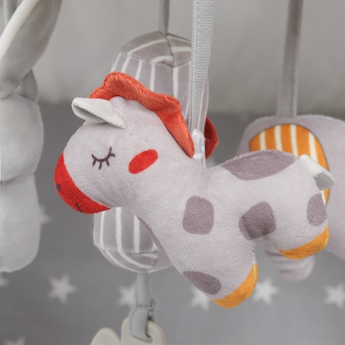 Подвеска - погремушка &laquo;Карусель Бонни&raquo;, прорезыватель, на кроватку, коляску, Крошка Я