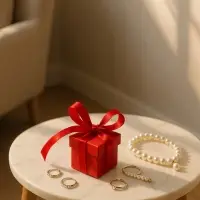 Коробочка подарочная складная &laquo;Презент&raquo; 6&times;6&times;6, красный