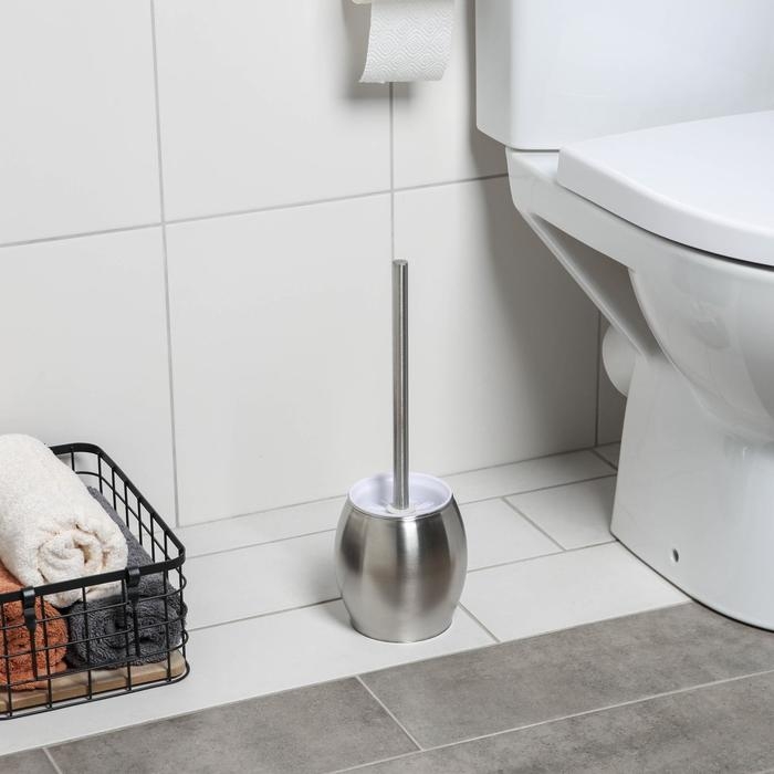 Ёршик для унитаза с подставкой, 12&times;12&times;37 см