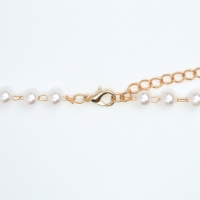 Кулон с жемчугом &laquo;Крестик&raquo; цвет золото, 40см