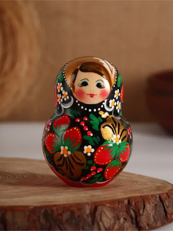 Матрешка дерево &laquo;Яркая хохлома&raquo;, 10 кукольная