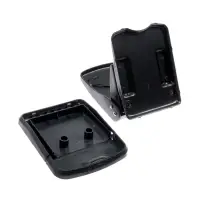 Дырокол 40л метал черный, с линейкой